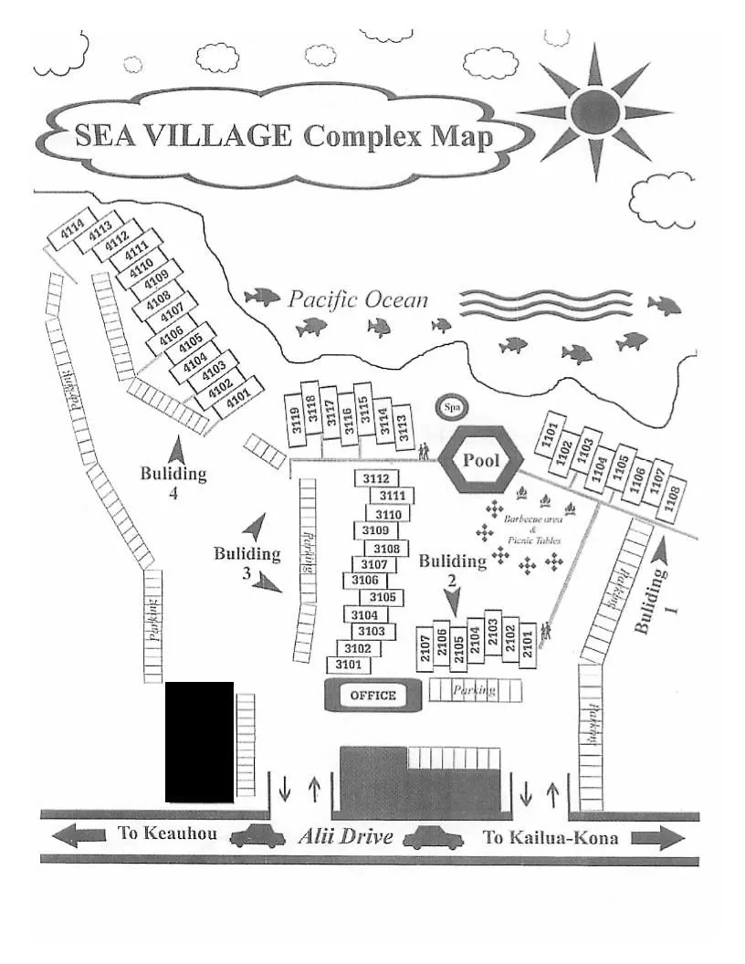 度假居 Sea Village 4307 凯路亚-科纳